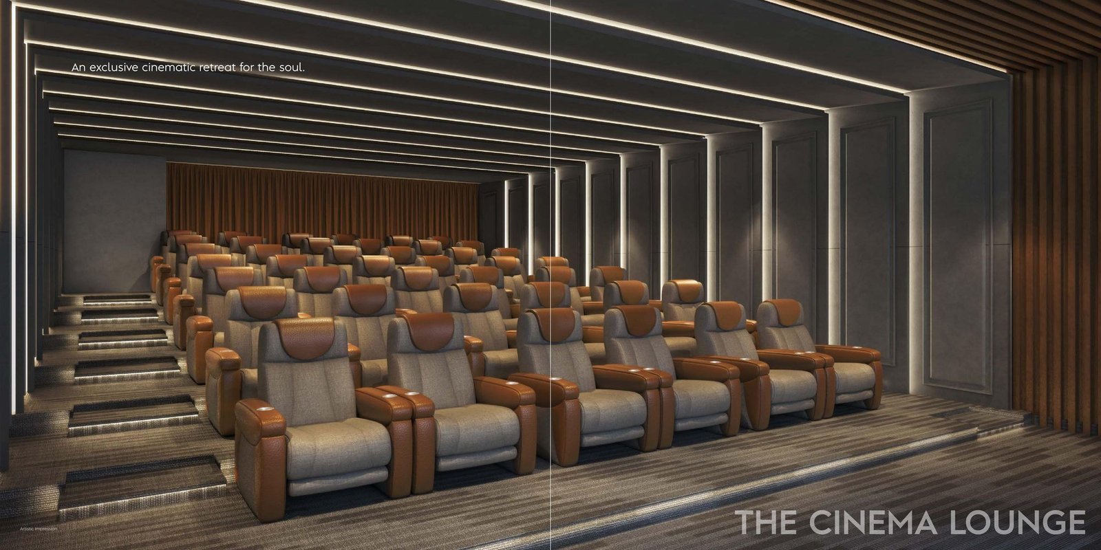 The Cinema Lounge home theatre